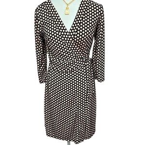 Ann Taylor Printed Wrap Dress